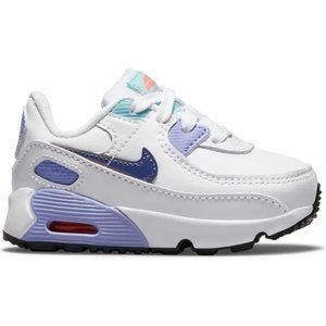 Nike Air Max 90 SE Kids "White/Dk Purple/Light Thistle" Runner